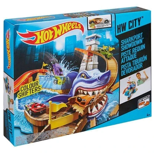 Трек Полювання на акулу серії Зміни колір Hot Wheels (BGK04): Виробник Hot Wheels