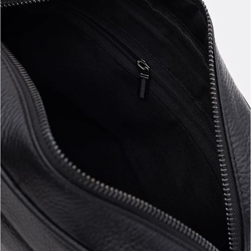 Жіноча сумка через плече Keizer чорна (K166318bl-black): Фактура Зернистая, Матовая