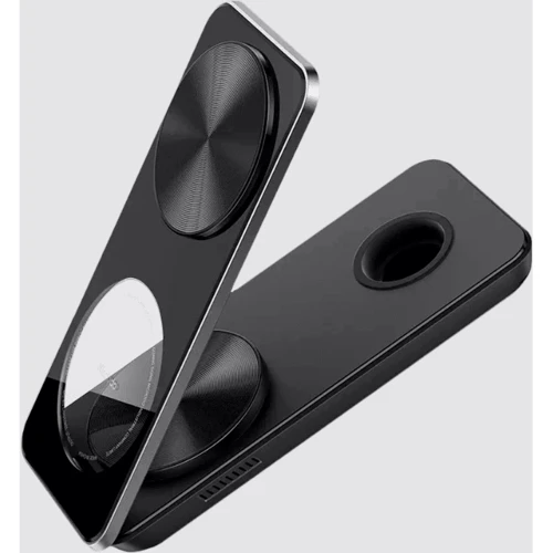 Зарядний пристрій Mcdodo Wireless Charger Foldable Magnetic Black (CH-1150) 15W для iPhone 16 I 15 I 14 I 13 I 12 series, Apple Watch and Apple AirPods