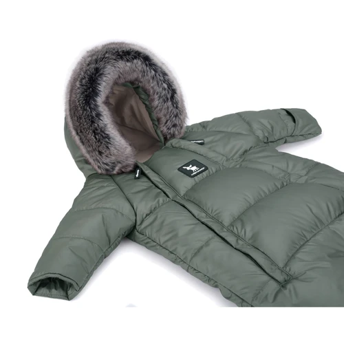 Зимовий комбінезон - трансформер Cottonmoose Moose 0-6 M jungle green (хакі)