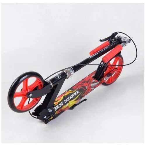 Самокат алюмінієвий Best Scooter помаранчевий (27664): Тип коліс литые
