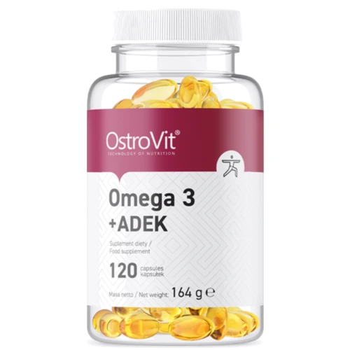 OstroVit Omega 3+ ADEK Омега 3+ вітаміни ADEK 120 капсул