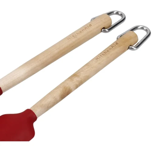 Набір лопаток для тесту KitchenAid Coreline 2 шт. 23.5 см береза червона (KQR750OHERE)