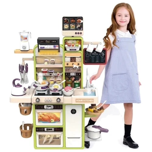 Кухня дитяча Dream Kitchen: 80+ аксесуарів, звукові та світлові ефекти, пара, блендер (93 T-3)