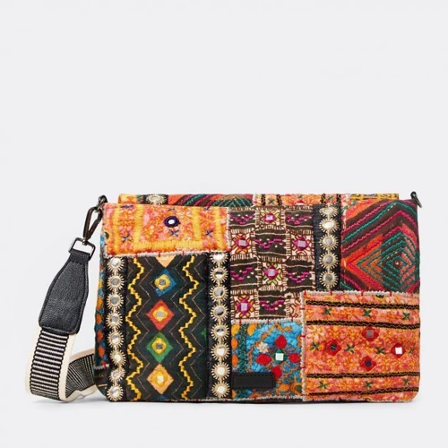 Женская сумка через плечо Desigual разноцветная (8445110228449): Страна производитель Индия