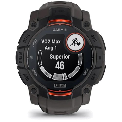 Смарт-часы Garmin Instinct 3 Solar 50mm Black with Charcoal Band (010-02935-00) фото 15