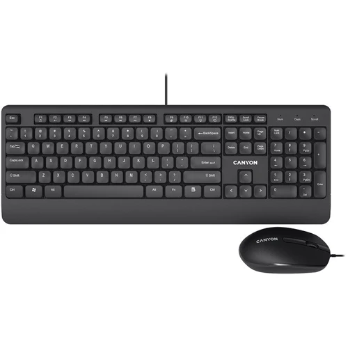 Комплект дротовий Canyon SET-14 USB Black (CNE-CSET4-RU): Призначення Для ПК
