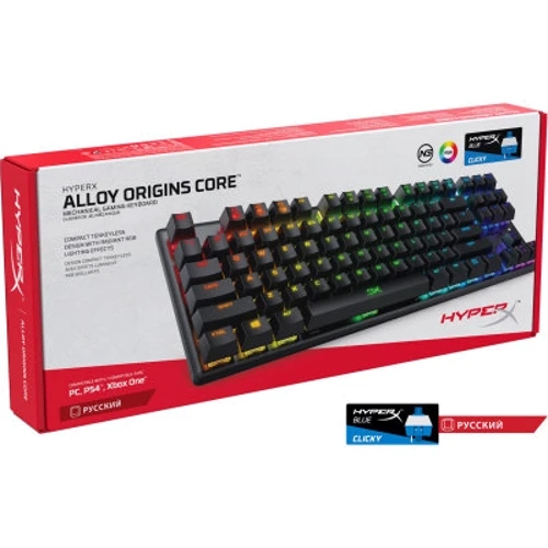 Клавиатура HyperX Alloy Origins Core HX Blue (4P5P2AX): Тип клавиш механический