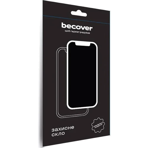 Захисне скло для iPhone BeCover Tempered Glass Black для iPhone 14 Pro (707968): Матеріали стекло