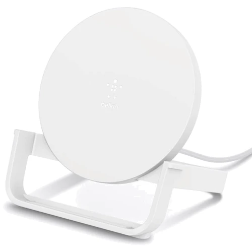 Зарядное устройство Belkin Wireless Stand Charging 10W White (WIB001VFWH)