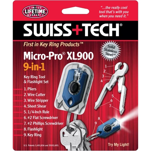 Мультитул Swiss+Tech Micro-Pro XL900 9-in-1 Aus (ST60508ES): Вес, г 91