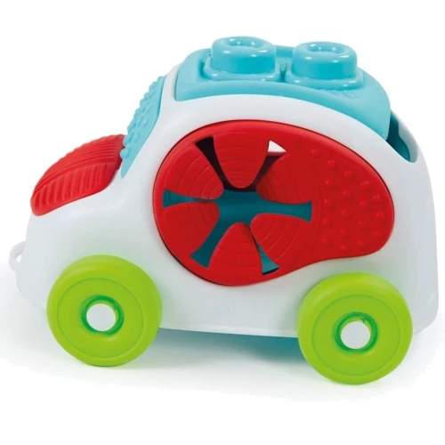 Машинка з конструктором Clementoni Sensory Car серія Soft Clemmy 8 деталей (17315)