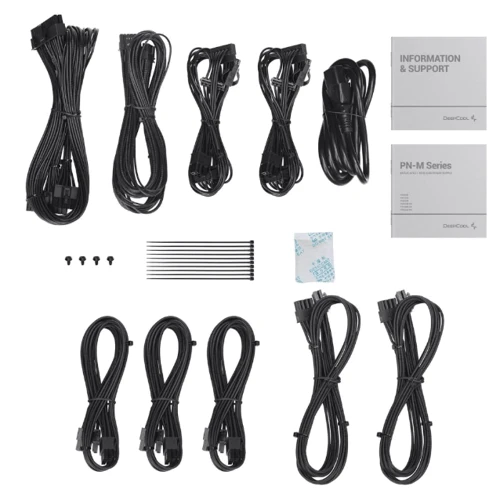 Блок питания DeepCool PN650M (R-PN650M-FC0B-EU) 650W: КПД, % 90
