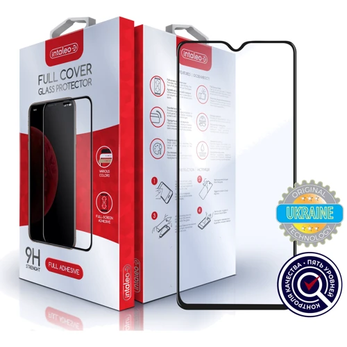 Аксессуар для смартфона Intaleo Tempered Glass Full Glue Black for Oppo A31