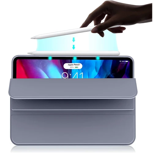Аксессуар для iPad BeCover Tri Fold Soft TPU Silicone Purple for iPad Air 13 (2024 / 2025) (711743): Цвет фиолетовый