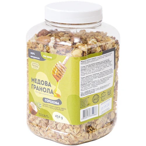 Гранола Oats&Honey Ореховая 454 г (4820013334086) фото 2