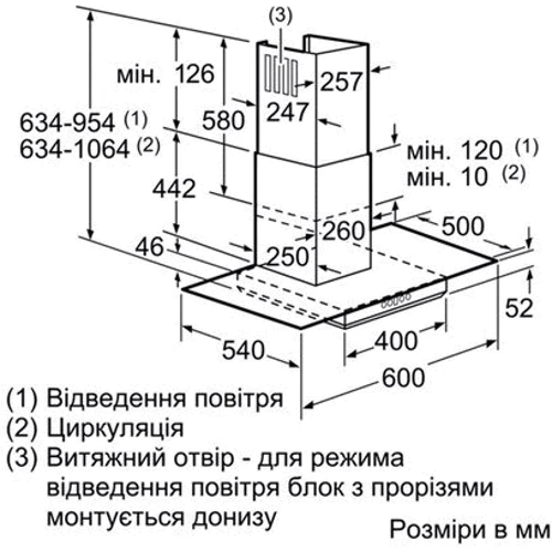 Вытяжка Bosch DWA068E50 фото 2