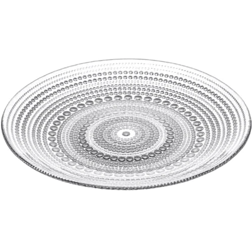 Тарелка Ardesto Verbena 24.5 см прозрачная (AR5028)