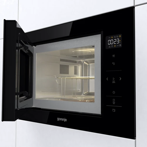 Встраиваемая микроволновая печь Gorenje BM251SG2BG: Вес 19.5 кг