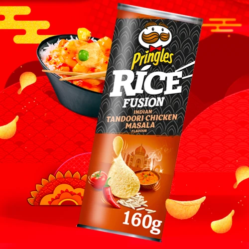 Чипсы Pringles Rice Infusions Indian Tikka Masala (160 г) (WT3649): Вес нетто 160 г