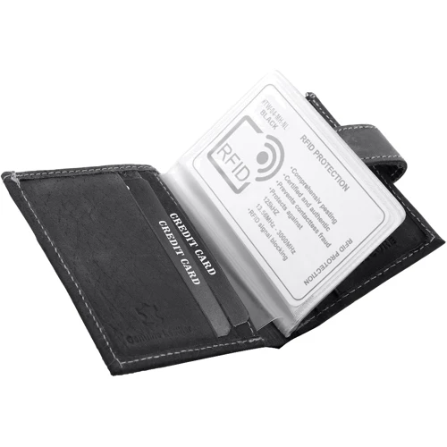 Чоловіча візитниця DNK Leather чорна (DNKTW-04-MH-black): Тип Візитниці