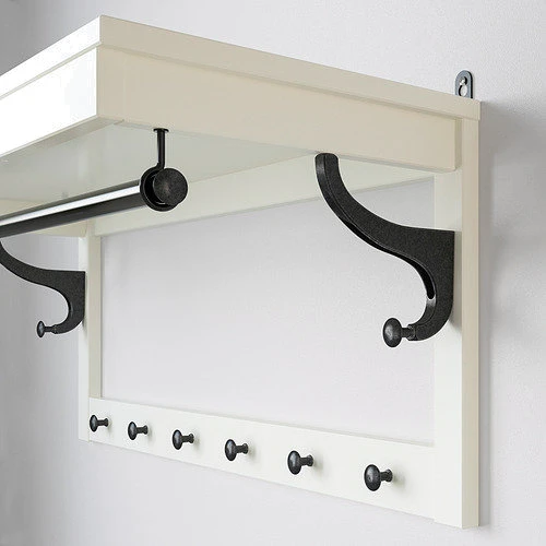 Полиця для шапок ІКЕА Hemnes 85 см Білий (60243798) фото 3