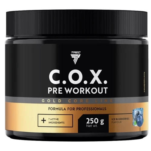 Предтренировочный комплекс Trec Nutrition Gold Core Line C.O.X 250 g / 10 servings / blueberry