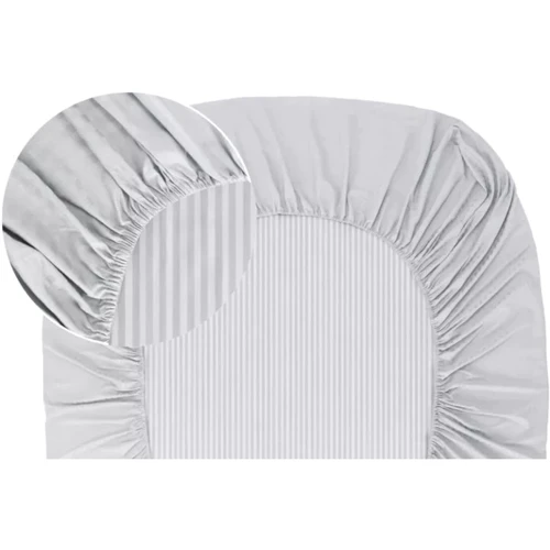 Простирадло на резинці LightHouse Mf Stripe 90х200+25 см grey (602404): Матеріал микрофибра