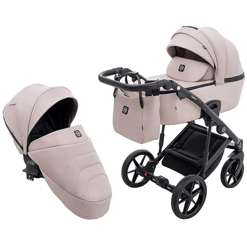 Коляска 2 в 1 Adamex Mobi Air Thermo New Lux PS-18 бежевый (681085)