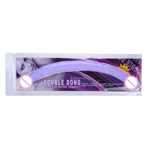 Двойной фаллоимитатор Double Dong, BI-040015, PURP