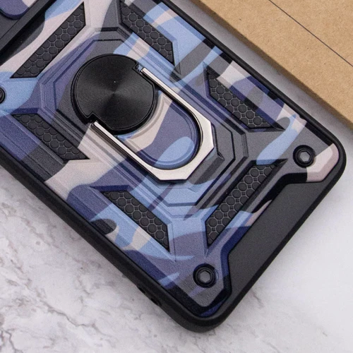 Аксесуар для смартфона Mobile Case Camshield Serge Ring Camo Army Purple для Samsung A235 Galaxy A23 4G: Матеріал TPU (Термополиуретан) і полікарбонат