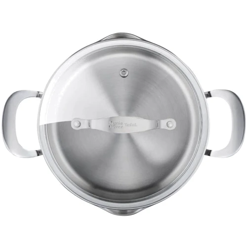 Набор посуды Tefal Jamie Oliver Cook Smart 8 пр. (E310S874): Сковорода в комплекте Есть
