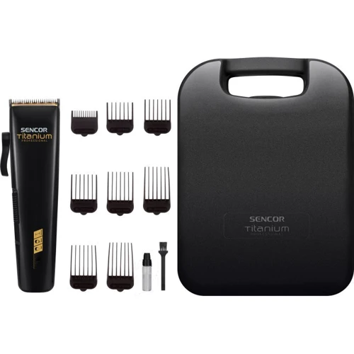 Машинка для стрижки (триммер) Sencor SHP 8400BK: Количество насадок 8