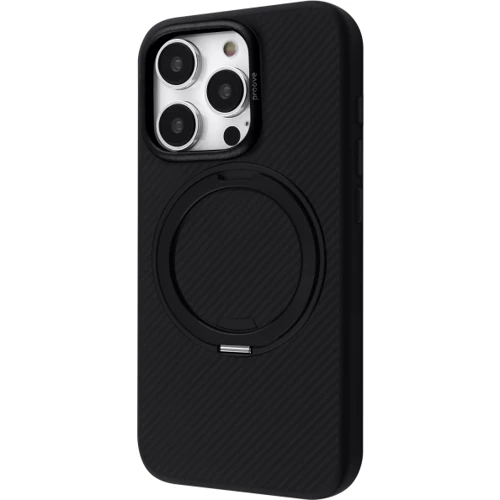 Чехол для iPhone Proove Reinforce Case with Magnetic Ring Black for iPhone 16 Pro