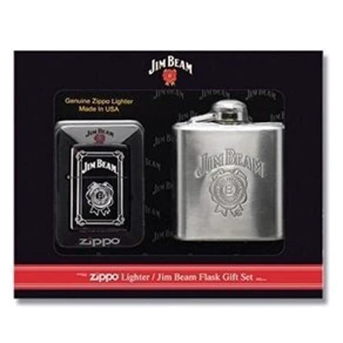 Зажигалка и фляга Zippo Jim Beam (28414) фото 3