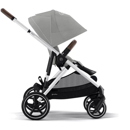 Прогулянковий візок Cybex Gazelle S SLV Stone Grey (524001289): Матеріал коліс резина