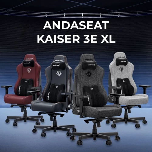 Кресло игровое Anda Seat Kaiser 3E XL Dark Blue Fabric (AD23YC-XL-09-S-CF-S01)