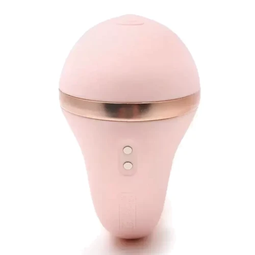 Вакуумный вибратор Kistoy Tina Mini Light Pink, вагинально-клиторальный