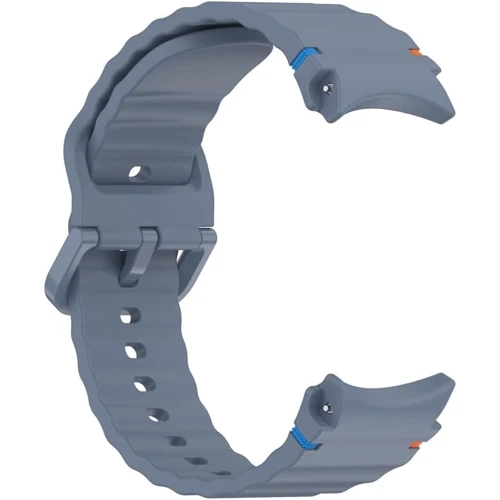 BeCover Strap Ribbed Tape Blue для Samsung Galaxy Watch (20mm) 4 40mm-44mm/5 40-44mm/6 40-44mm/7 40-44mm (712038) фото 6