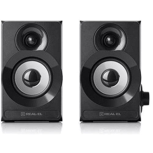 Акустическая система REAL-EL S-200 USB Black: Формат акустики 2.0
