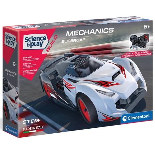 Конструктор 2 в 1 Clementoni Racing Car Science & Play 100 деталей (75057): undefined undefined