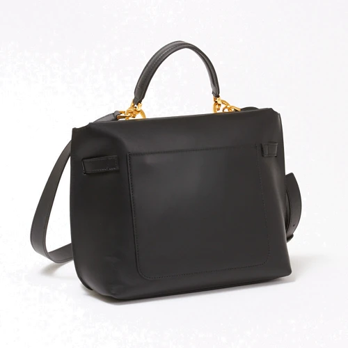 Женская сумка тоут Furla Tortona S черная (1007300): Тип ручки Со съемным ремнем, Плечевой ремень, Короткая ручка