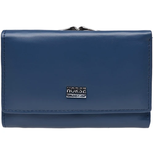 Женский кошелек Horse Imperial синий (K1a0003-blue)