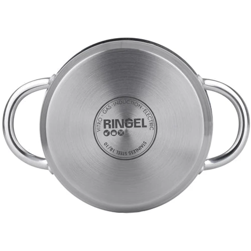 Кастрюля RINGEL Kinder 14 см (1.0 л) с крышкой (RG-2006-14): Форма Круглая