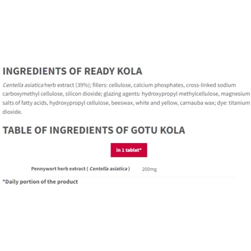 Trec Nutrition Gotu Kola 90 tab / 90 послуг: Форма випуску Таблетки