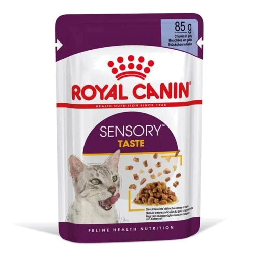 Влажный корм для котов Royal Canin Sensory Taste Jelly привередливых ко вкусу Кусочки в желе 85 г (1528001)