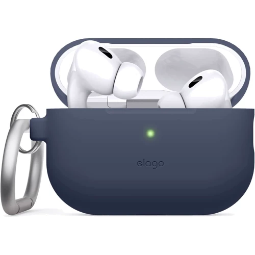 Чехол для наушников Elago Silicone Hang Case Jean Indigo (EAPP2SC-HANG-JIN) for Apple AirPods Pro 2