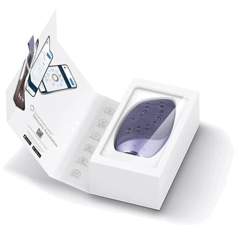 Очисна щітка для обличчя GESKE Sonic Thermo Facial Brush&Face-Lifter 8в1 purple фото 5