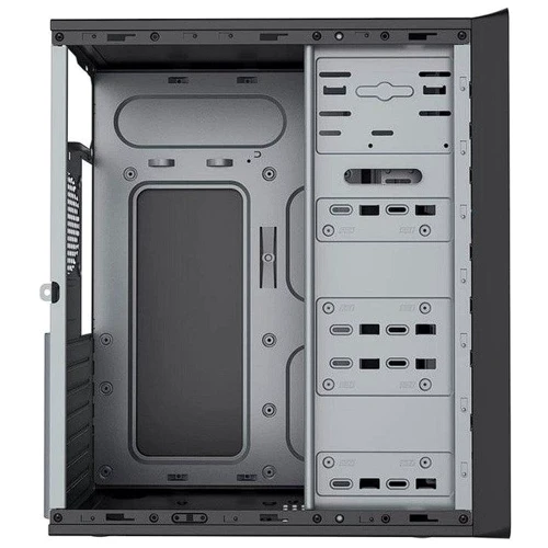 Корпус Gamemax ET-209-400W: Материал передней панели пластик