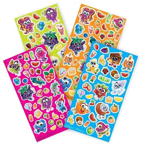 Ароматний набір для творчості - Забавні КОМПАНІЯ (маркери, воск.карандаші, наклейки, розфарбування)